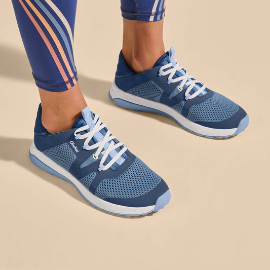 Huia Women’s Athleisure Shoes - Vintage Blue / Sea Ice | Women OluKai on sale