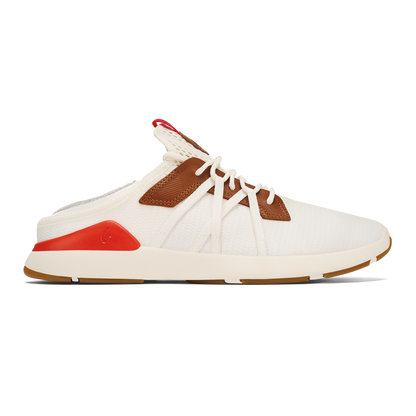 Bright White / Red Lava