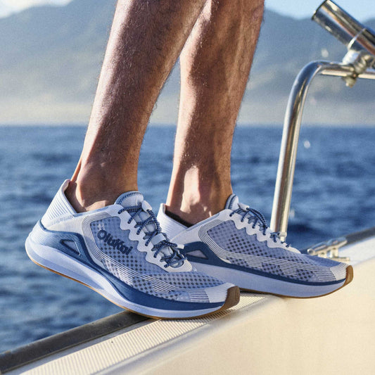 ‘Ahi Men’s Water Boat Shoes - Blue Pearl / White Sand | Men OluKai online
