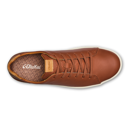 Lae‘ahi Lī ‘Ili Men's Leather Sneakers - Kukui Brown | Men OluKai cheap