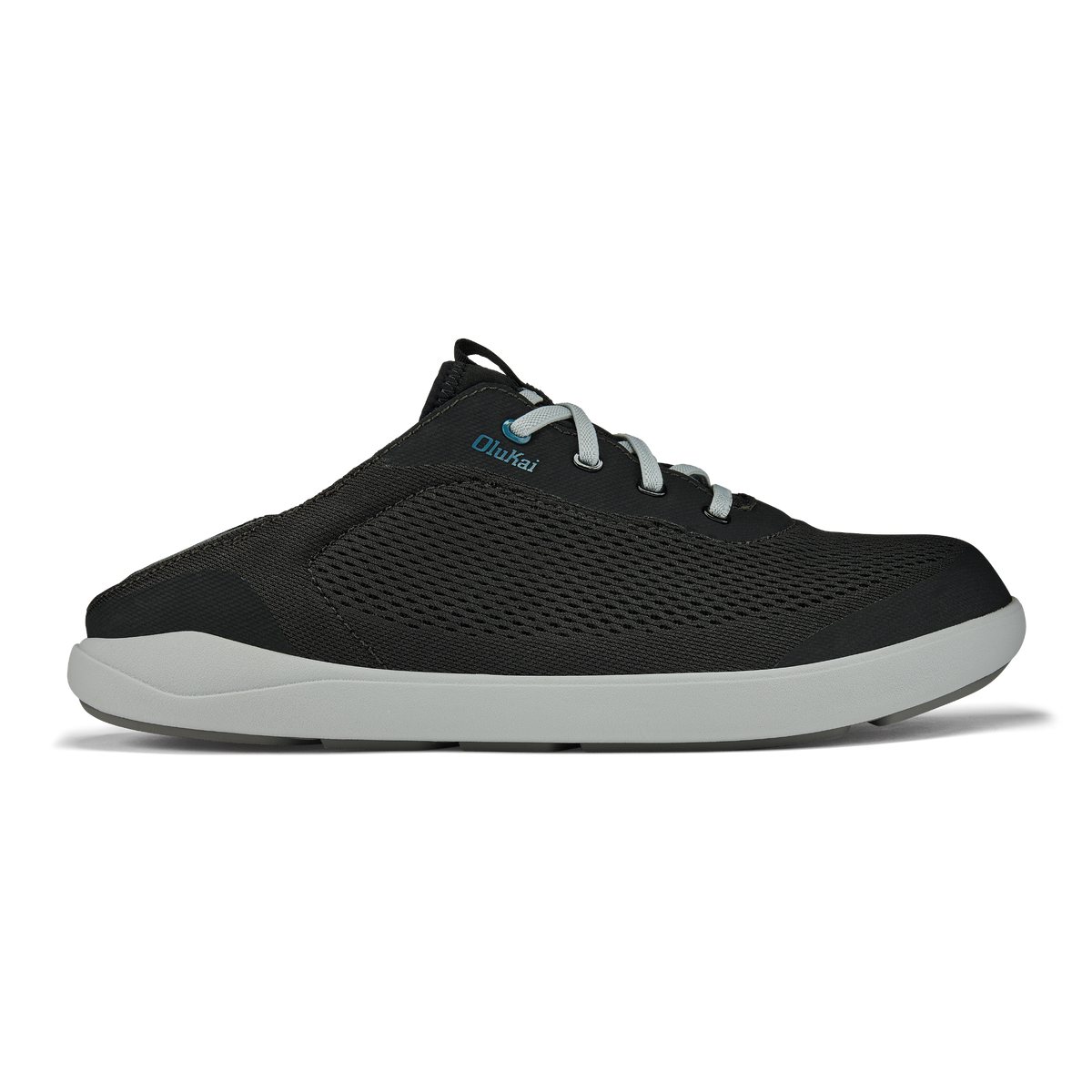 Moku Pae Men's Boat Shoes - Black / Blue Coral | Men OluKai near me