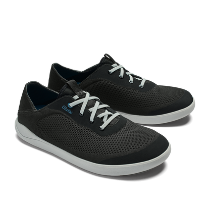 Moku Pae Men's Boat Shoes - Black / Blue Coral | Men OluKai near me