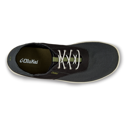 Nohea Moku Men's Boat Shoes - Black | Men OluKai outlet