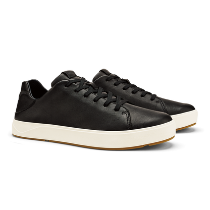 Lae‘ahi Lī ‘Ili Men's Leather Sneakers - Onyx | Men OluKai discount