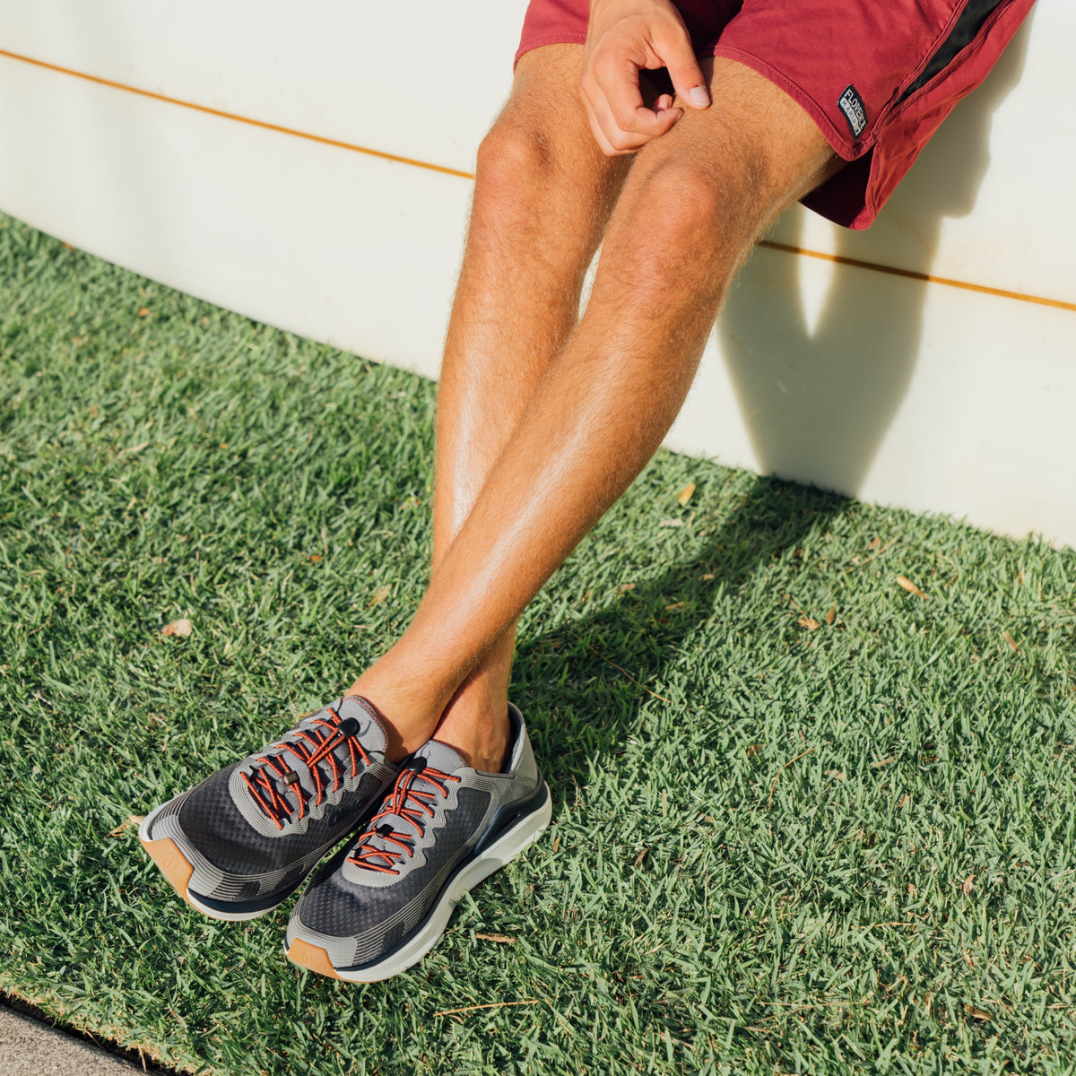 ‘Ahi Men’s Water Boat Shoes - Rock / Ash | Men OluKai on sale