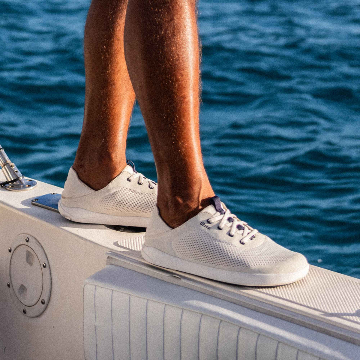 Moku Pae - White Sand / Trench Blue | Men OluKai cheap