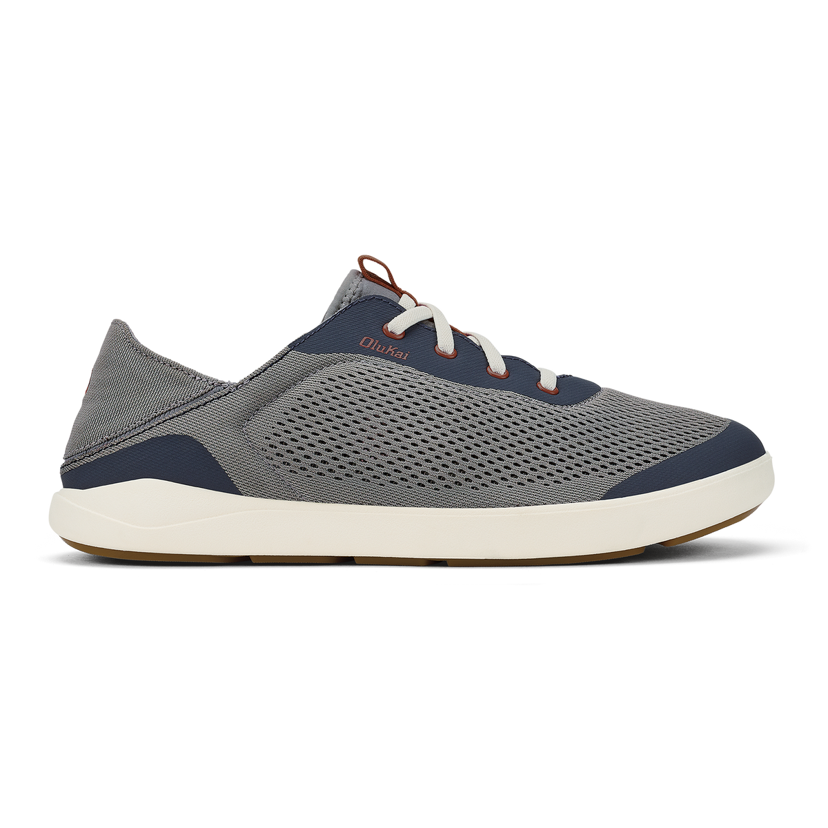 Moku Pae Men's Boat Shoes - Ash / Trench Blue | Men OluKai near me