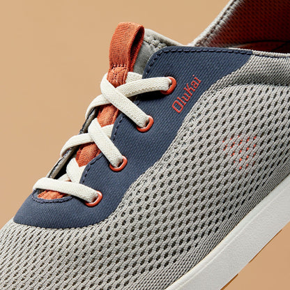 Moku Pae Men's Boat Shoes - Ash / Trench Blue | Men OluKai near me