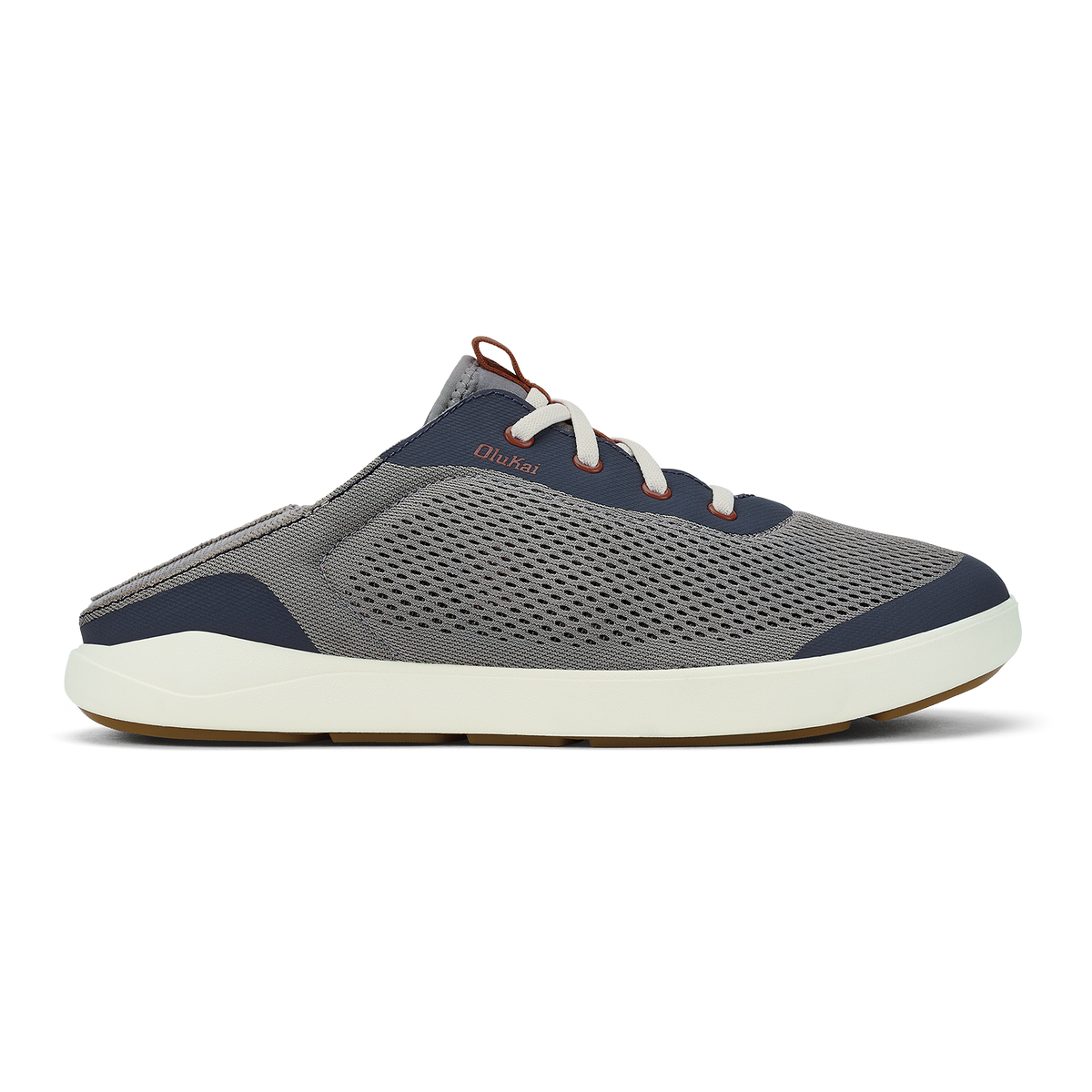 Moku Pae Men's Boat Shoes - Ash / Trench Blue | Men OluKai near me