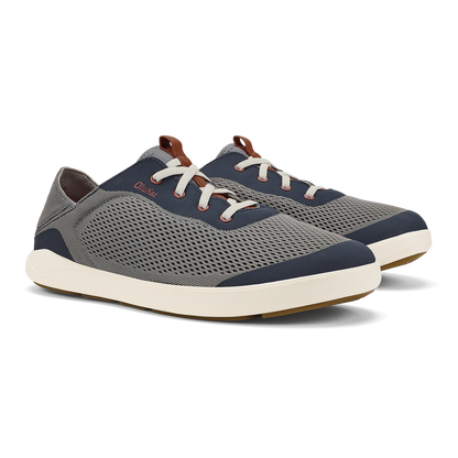 Moku Pae Men's Boat Shoes - Ash / Trench Blue | Men OluKai near me