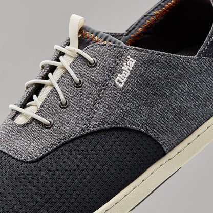 Nohea Moku Men's Boat Shoes - Dark Shadow | Men OluKai on sale
