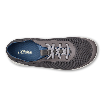Moku Pae Men's Boat Shoes - Pavement / Vintage Blue | Men OluKai sale