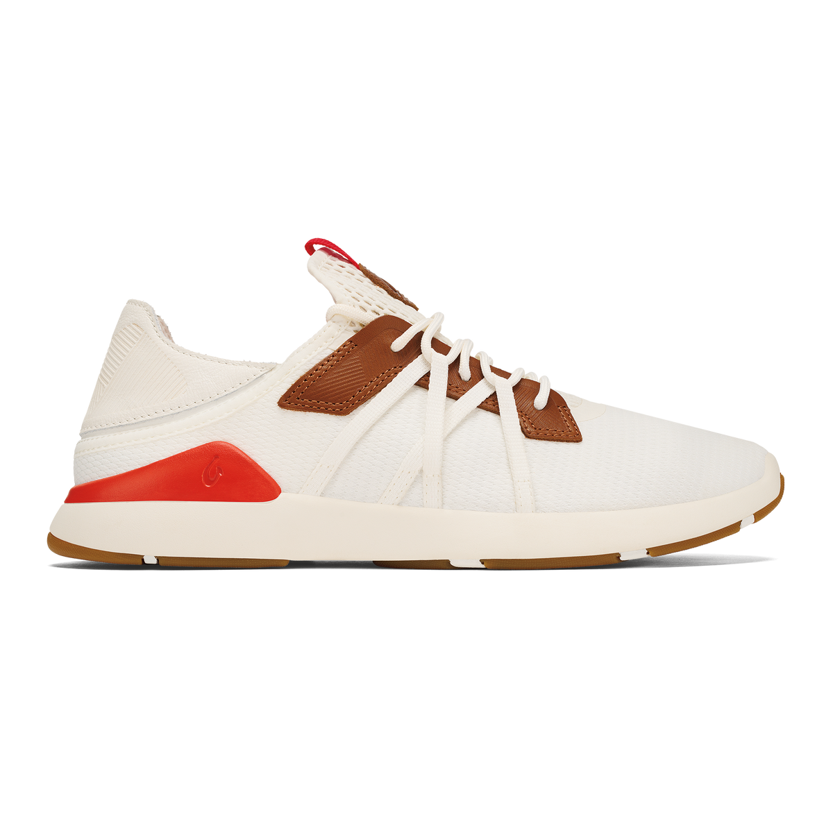 Mio Lī Men's Athletic Shoes - Bright White / Red Lava | Men OluKai sale