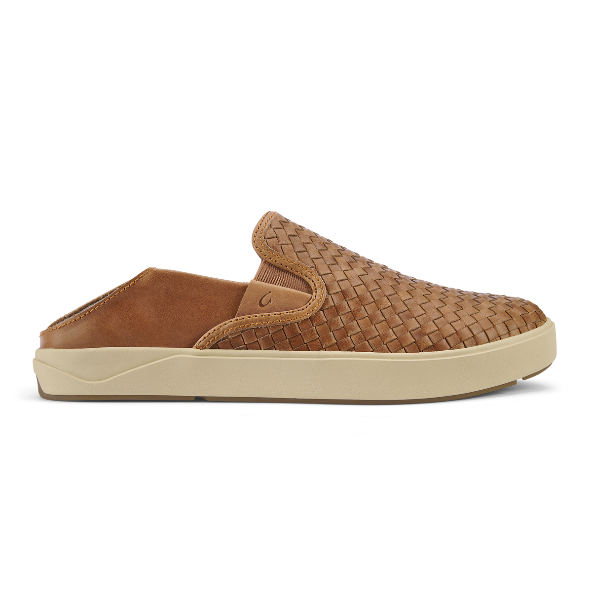 Lae‘ahi Lauhala Men's Leather Slip-On Sneakers - Fox | Men OluKai sale