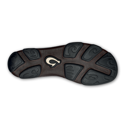 Moloā Men's Leather Slip On Shoes - Dark Wood / Dark Java | Men OluKai near me
