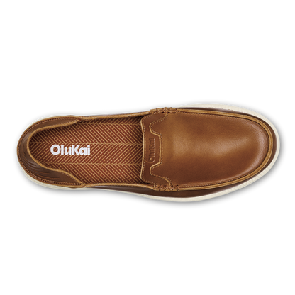 Kākaha Nia Men‘s Leather Slip-On Shoes - Fox | Men OluKai online
