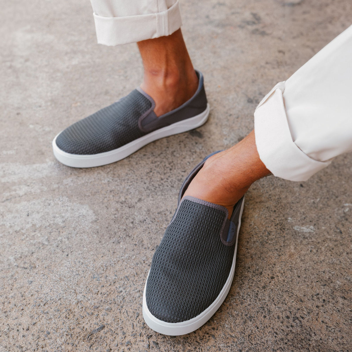 Lae‘ahi Men's Slip-On Sneakers - Pavement | Men OluKai for sale