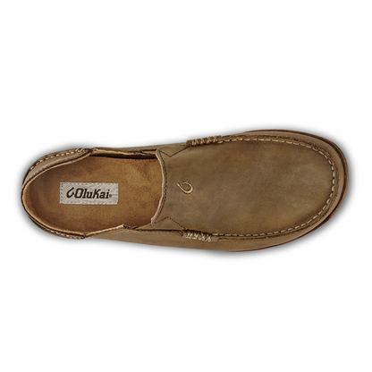 Moloā Men's Leather Slip On Shoes - Ray / Toffee | Men OluKai cheap