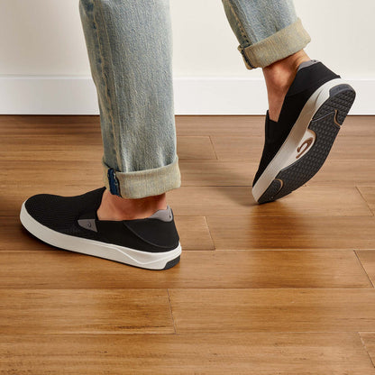 OluKai Lae‘ahi - Black | Men's Slip-on Sneakers | Men OluKai near me