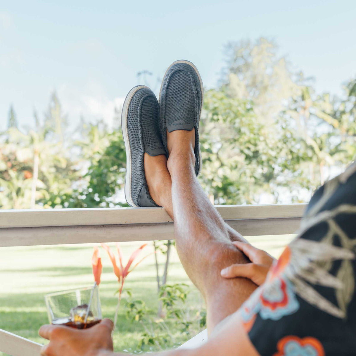 Kākaha Mesh Men‘s Slip-On Shoes - Rock | Men OluKai discount