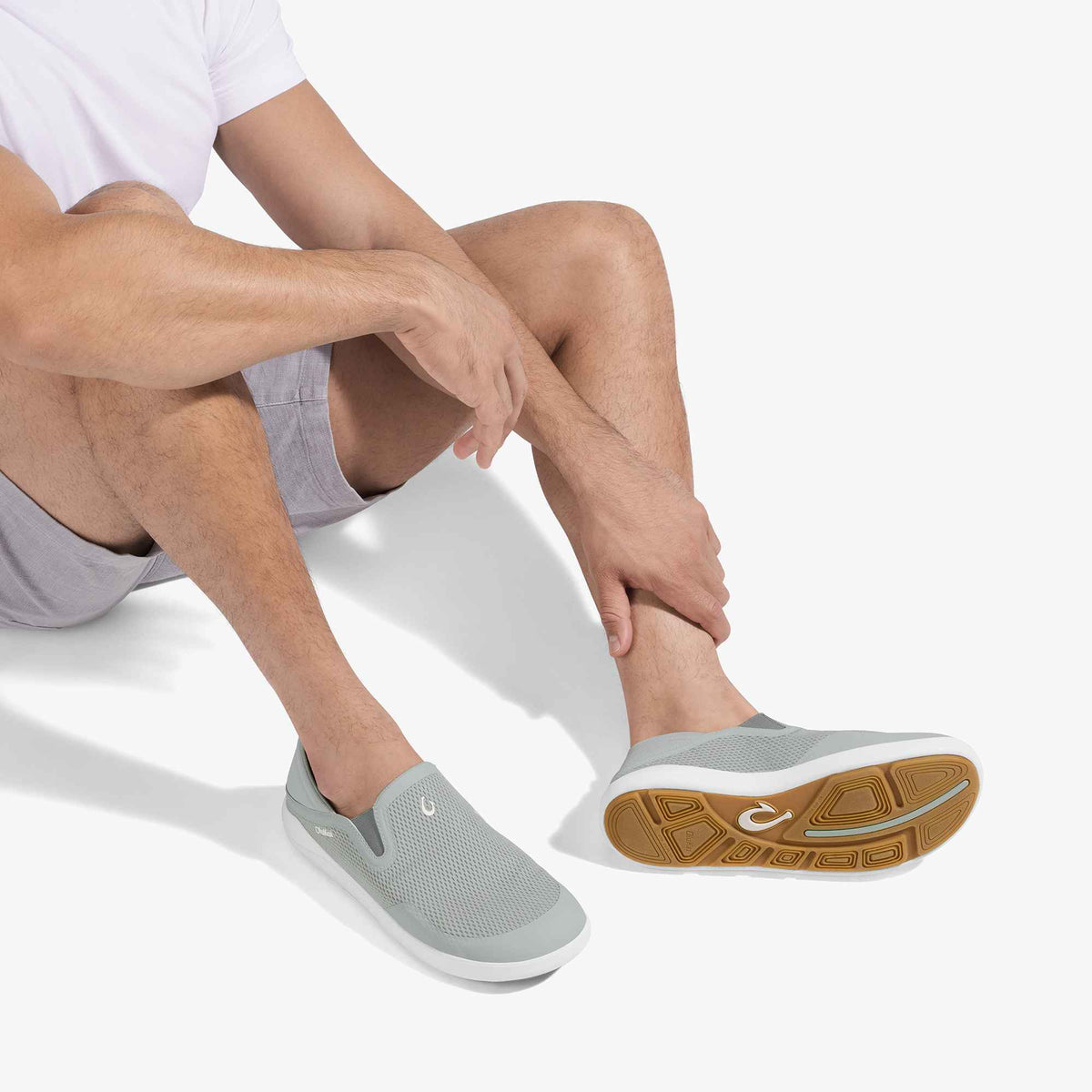 Moku Slip-on - Cloud Grey / Ash | Men OluKai sale