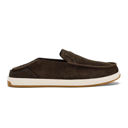 Kākaha Nia Men‘s Suede Slip-On Shoes - Dark Wood | Men OluKai sale