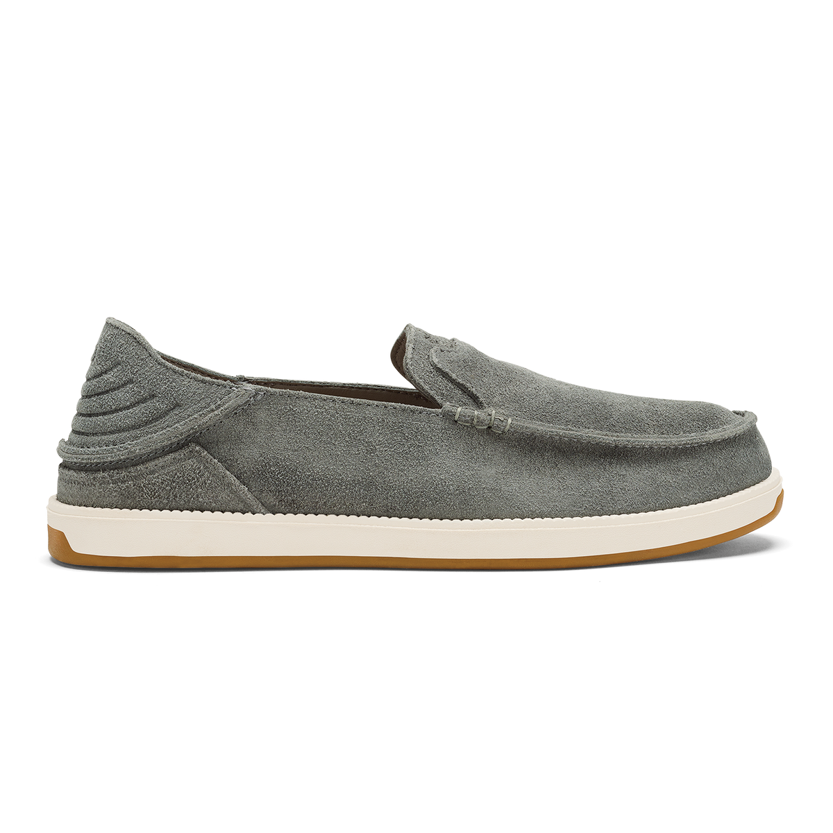 Kākaha Nia Men‘s Suede Slip-On Shoes - Ash | Men OluKai near me