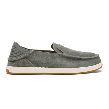 Kākaha Nia Men‘s Suede Slip-On Shoes - Ash | Men OluKai near me