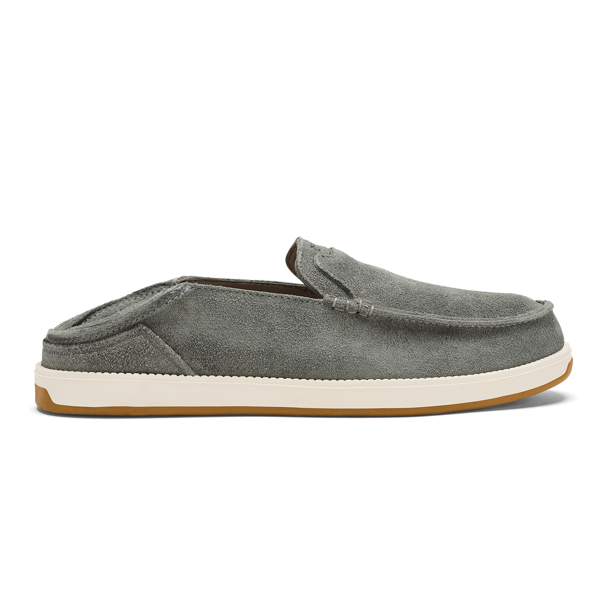 Kākaha Nia Men‘s Suede Slip-On Shoes - Ash | Men OluKai near me