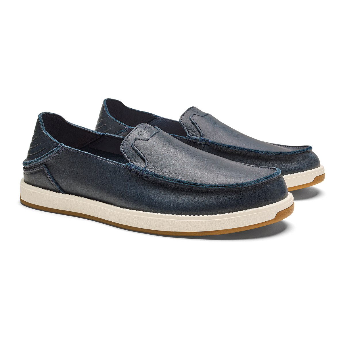 Kākaha Nia Men‘s Suede Slip-On Shoes - Mood Indigo | Men OluKai outlet