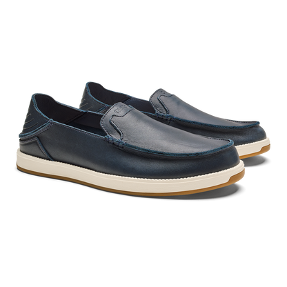 Kākaha Nia Men‘s Suede Slip-On Shoes - Mood Indigo | Men OluKai outlet