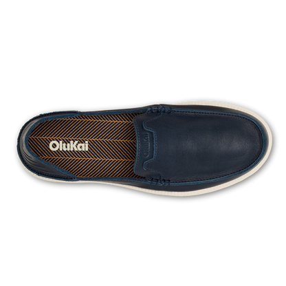Kākaha Nia Men‘s Suede Slip-On Shoes - Mood Indigo | Men OluKai outlet