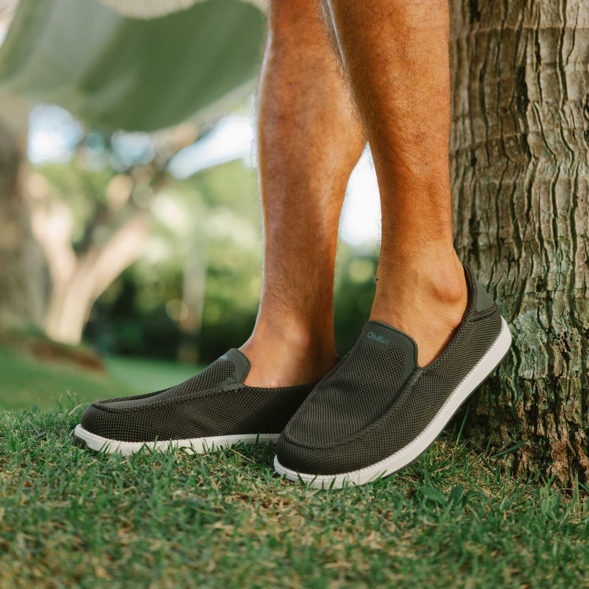 Kākaha Mesh Men‘s Slip-On Shoes - Nori | Men OluKai for sale