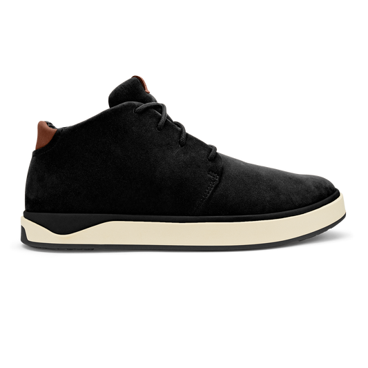 Papakū 'Ili Men’s Waterproof Leather Boots- Black | Men OluKai sale