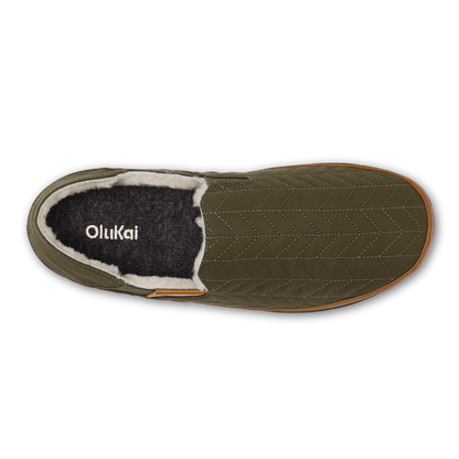 Hanohano Men’s Waxed Canvas Slippers - Husk | Men OluKai online