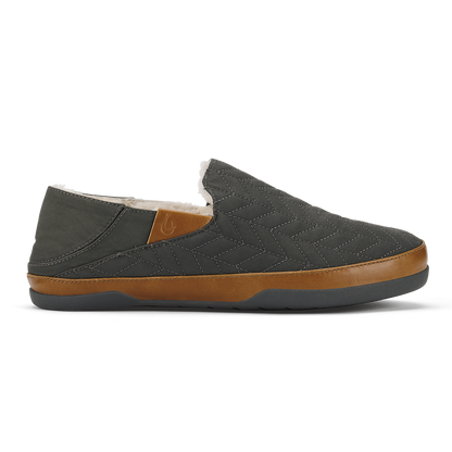 Hanohano Men’s Waxed Canvas Slippers - Dark Shadow | Men OluKai sale