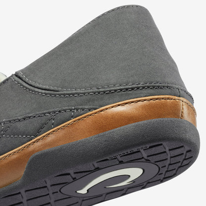 Hanohano Men’s Waxed Canvas Slippers - Dark Shadow | Men OluKai sale