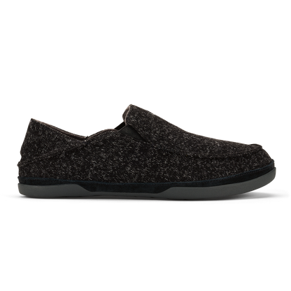 Moloā Hulu Men’s Wool Slippers - Black | Men OluKai discount