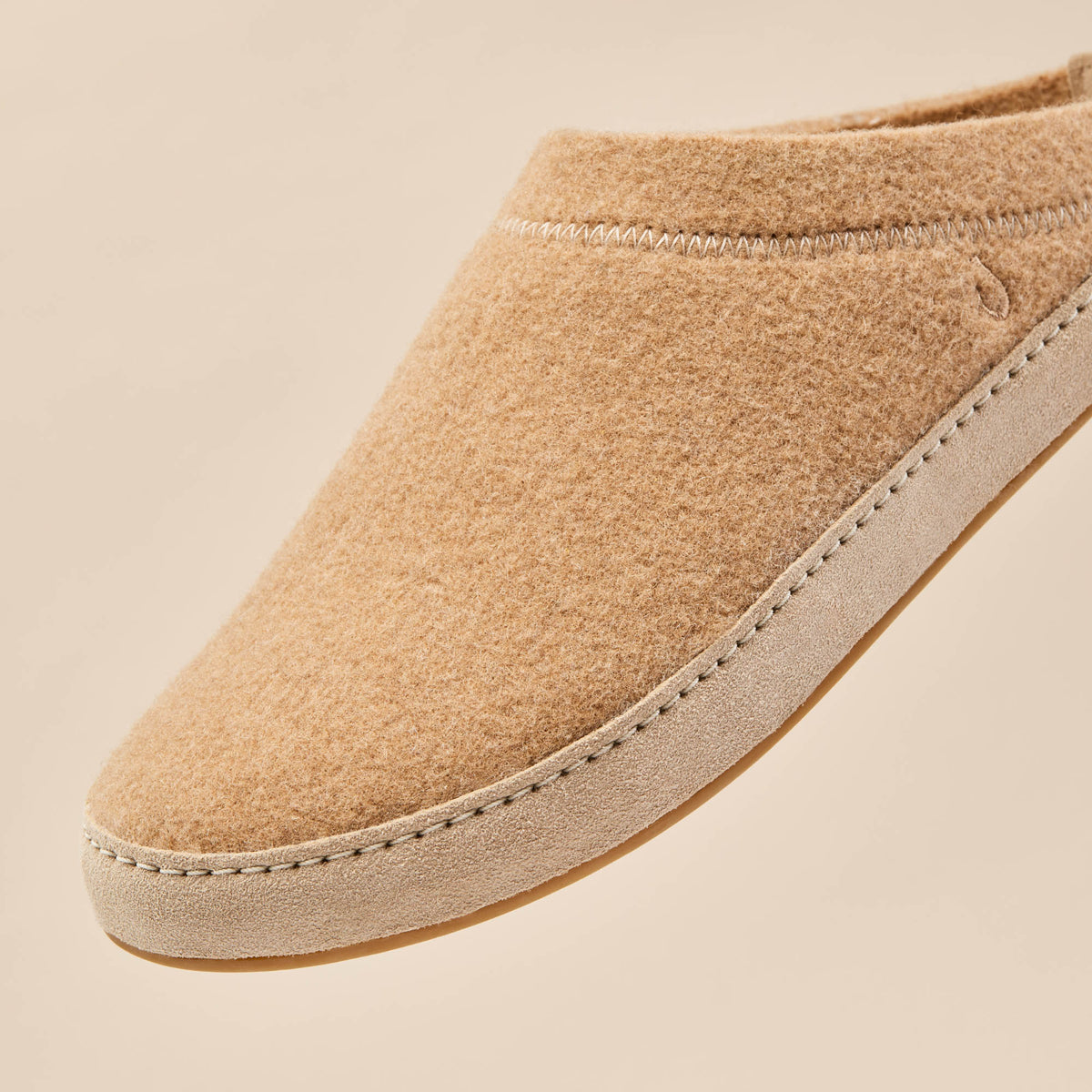 Hāmani Hulu Men’s Wool Mule Slippers - Oatmeal | Men OluKai sale