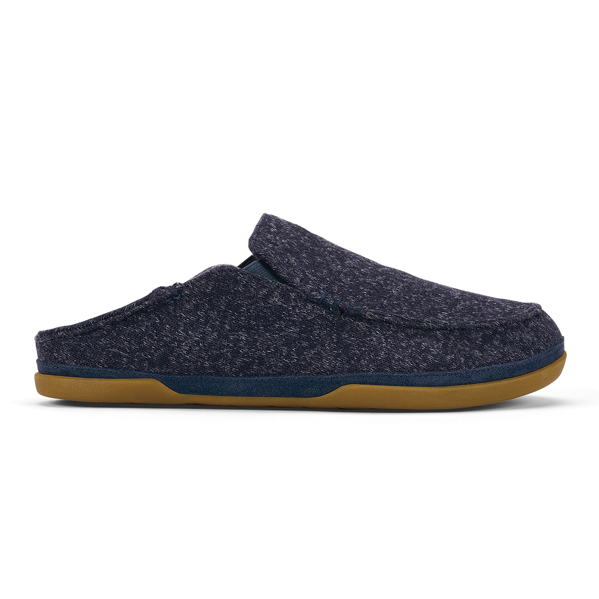 Moloā Hulu Men’s Wool Slippers - Trench Blue | Men OluKai for sale