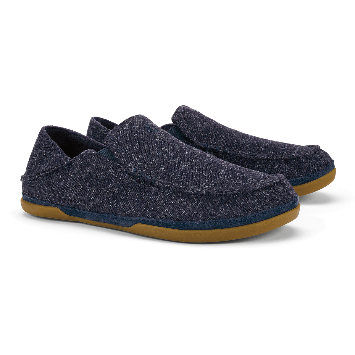 Moloā Hulu Men’s Wool Slippers - Trench Blue | Men OluKai for sale