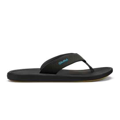 Ki‘i Men’s Water Ready Beach Sandals - Lava Rock / Bold Blue | Men OluKai discount
