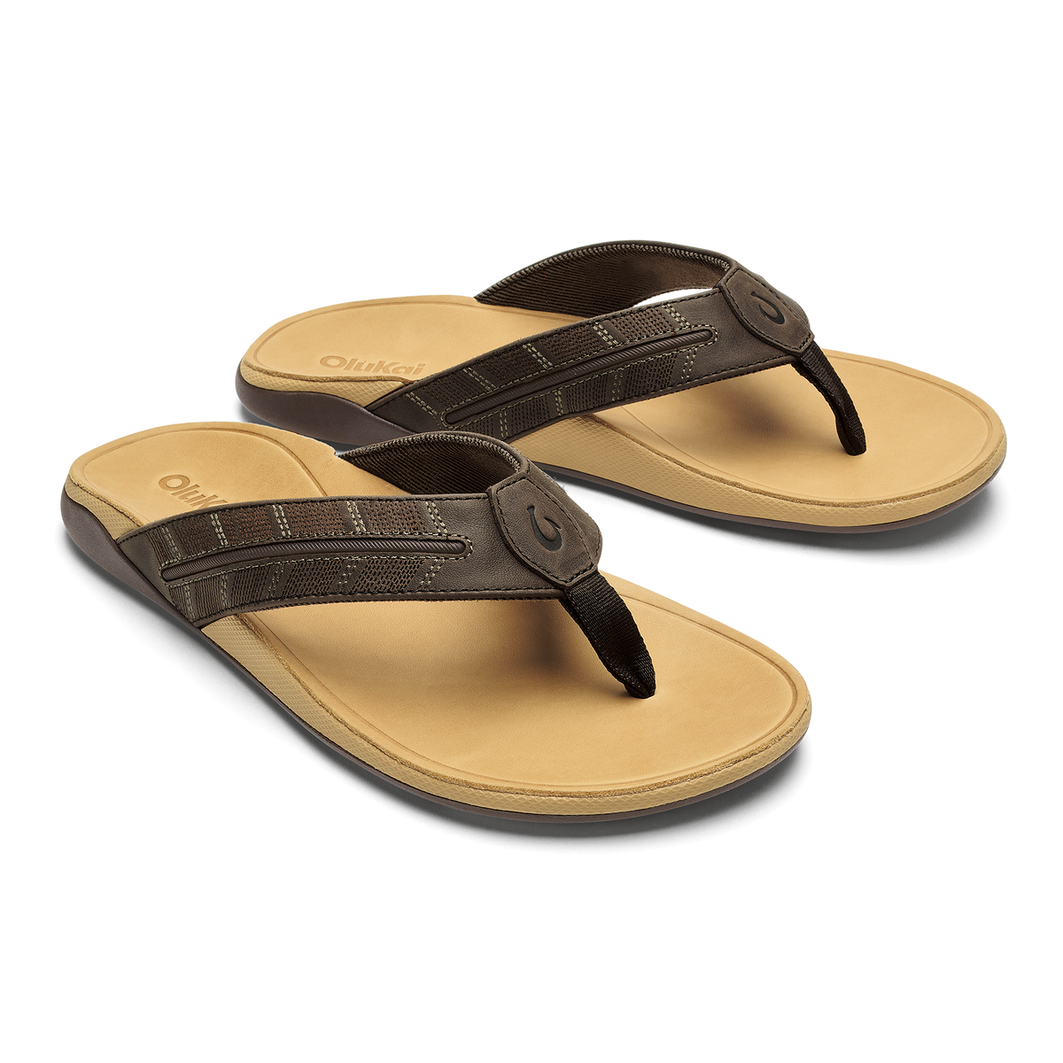 Tuahine Palm - Dk Java / Golden Sand | Men OluKai sale