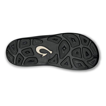 Kīpī Men’s Comfortable Beach Sandals - Black | Men OluKai outlet