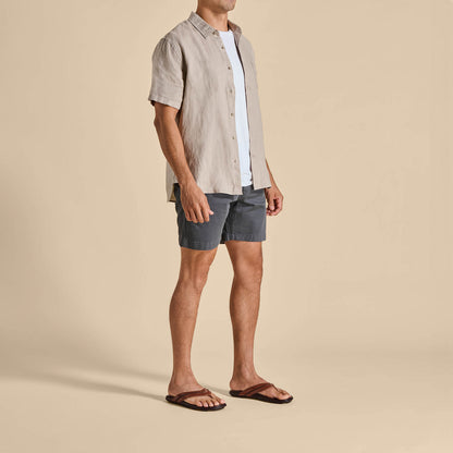 Mea Ola Men's Leather Sandals - Tan / Dark Java | Men OluKai for sale