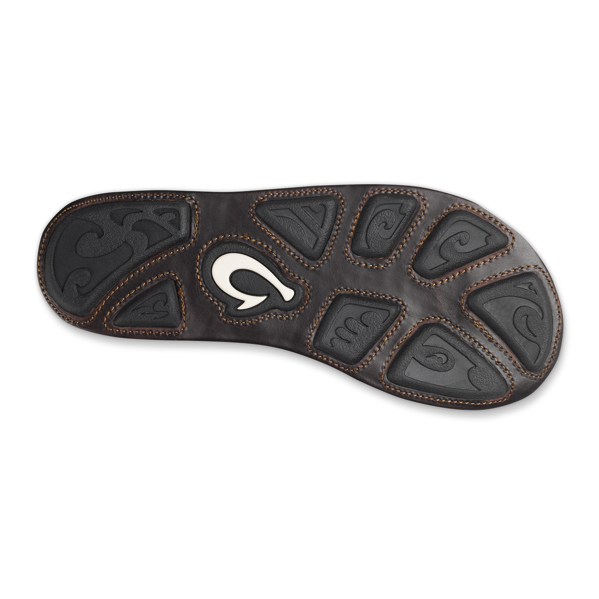 Mea Ola Men's Leather Sandals - Tan / Dark Java | Men OluKai for sale
