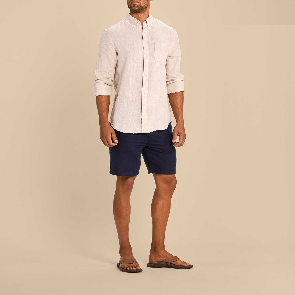 ‘Ohana Men's Best Selling Beach Sandals - Tan / Dark Java | Men OluKai near me