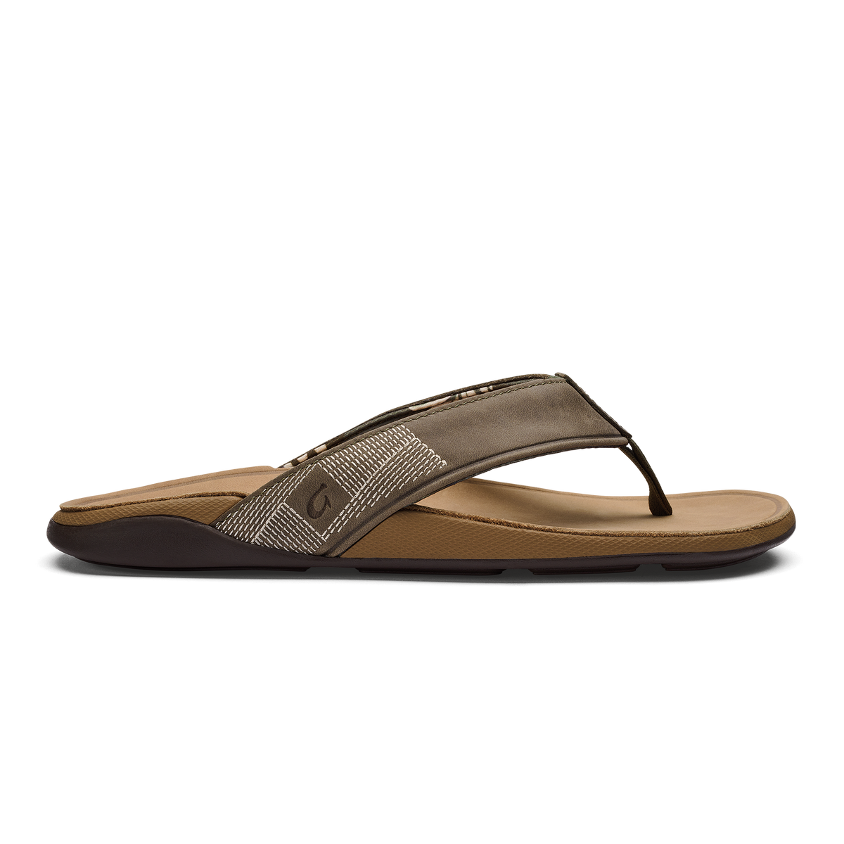 Tuahine Men's Waterproof Leather Beach Sandals - Hunter | Men OluKai online