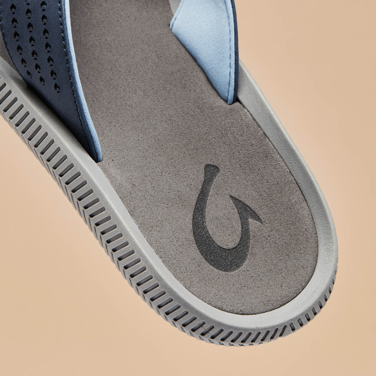 Ulele Men's Beach Sandals - Blue Depth / Charcoal | Men OluKai discount
