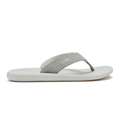 Ki‘i Men’s Water Ready Beach Sandals - Ash / Sterling | Men OluKai on sale